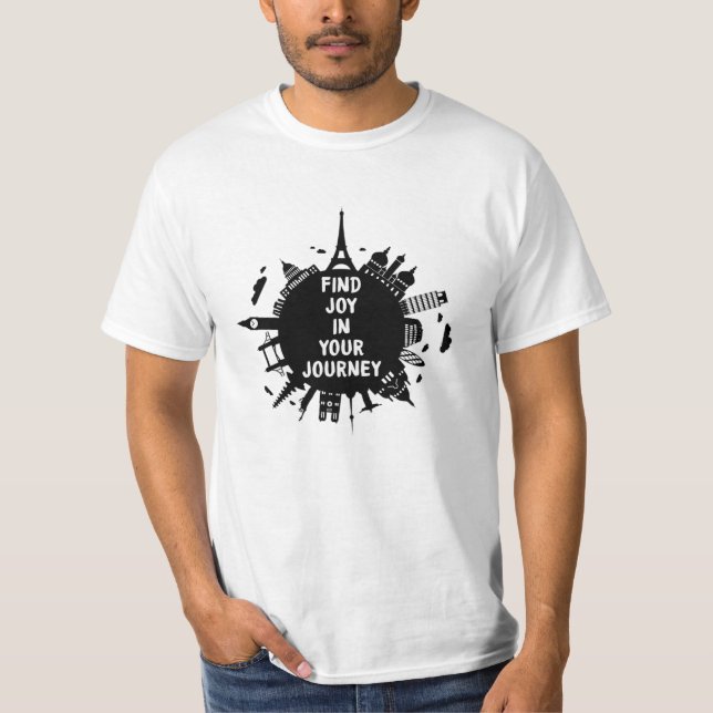 Cities City Cityscape Skyline Funny Gift Idea T-Shirt (Vorderseite)