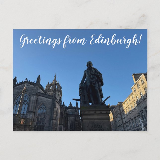 CITINERARIES: Grüße aus Edinburgh! Postkarte (Vorderseite)