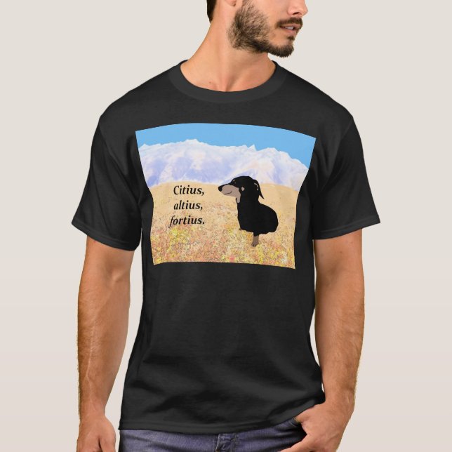 Citius, Altius, Fortius. T-Shirt (Vorderseite)