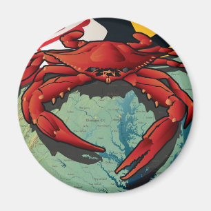 Citizen Crab von Maryland Magnet