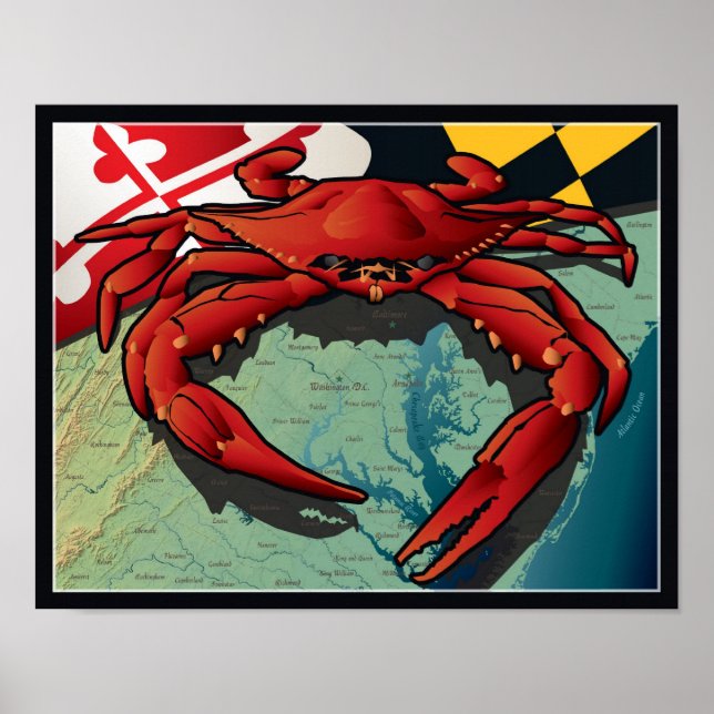 Citizen Crab von Maryland Poster (Vorne)