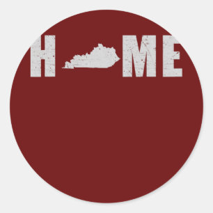 Citizen Proud America State Flag US-Zuhause Kentuc Runder Aufkleber