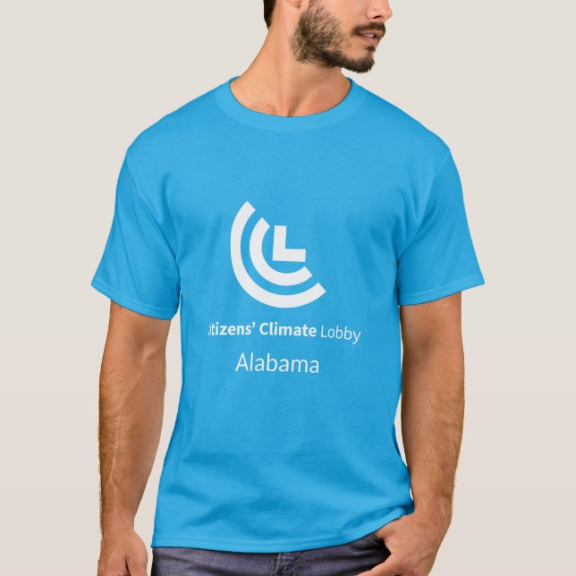 Citizens Climate Lobby Alabama Front & Back T-Shirt (Vorderseite)