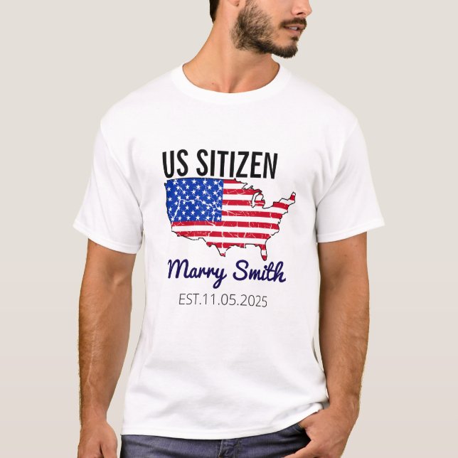 Citizenship Day American  – Proud to Be an America T-Shirt (Vorderseite)