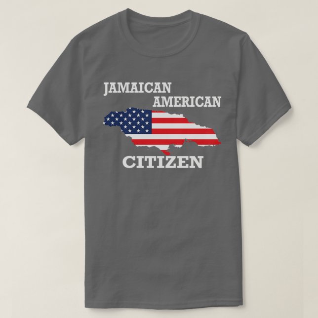 Citizenship gift US Jamaica flag Naturalization ci T-Shirt (Design vorne)