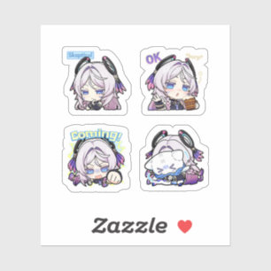 Citlali Genshin Impact 4er Stickerbogen Aufkleber