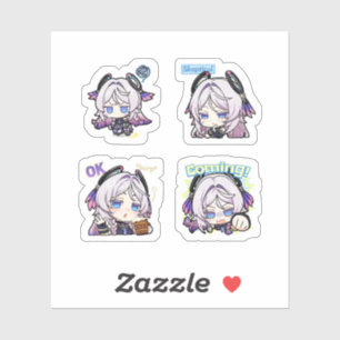 Citlali Genshin Impact 4er Stickerbogen Aufkleber