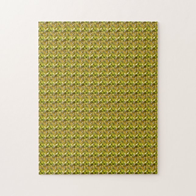 Citrine Diamond Color Art, gelb Puzzle (Vertikal)