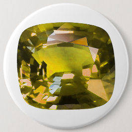 Citrine Gemstone Gelb Button