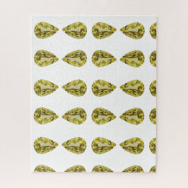 Citrine Gemstone Gelb Puzzle