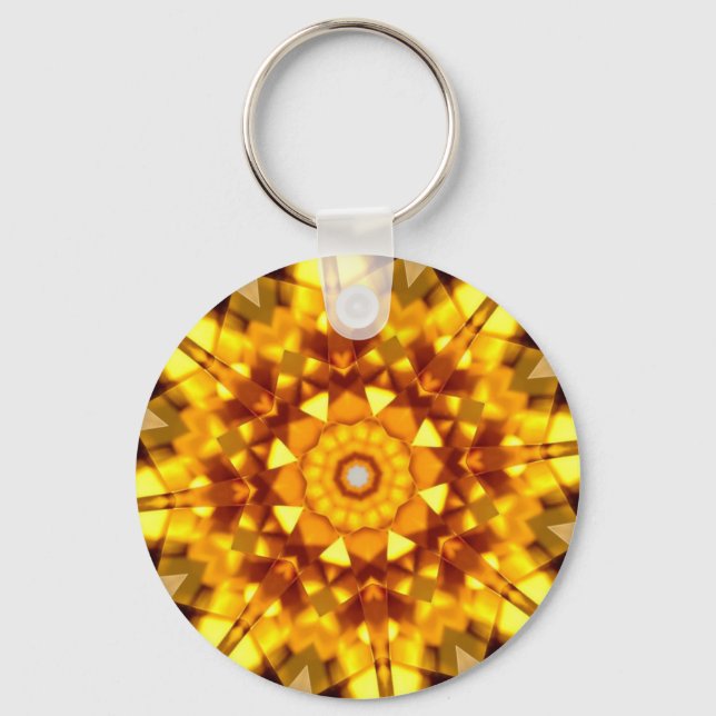 Citrine Kaleidoscope Schlüsselanhänger (Vorderseite)