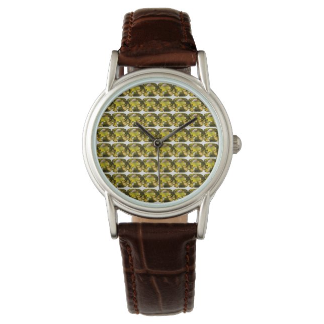 Citrine Pattern Armbanduhr (Vorderseite)