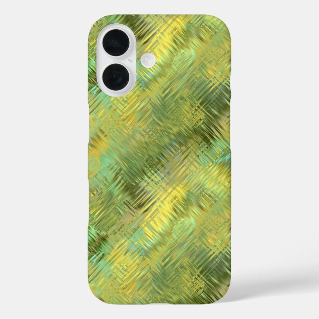 Citrine Yellow Glassy Textur Case-Mate iPhone Hülle (Rückseite)