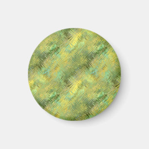 Citrine Yellow Glassy Textur Magnet