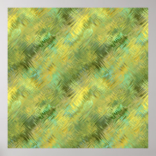 Citrine Yellow Glassy Textur Poster