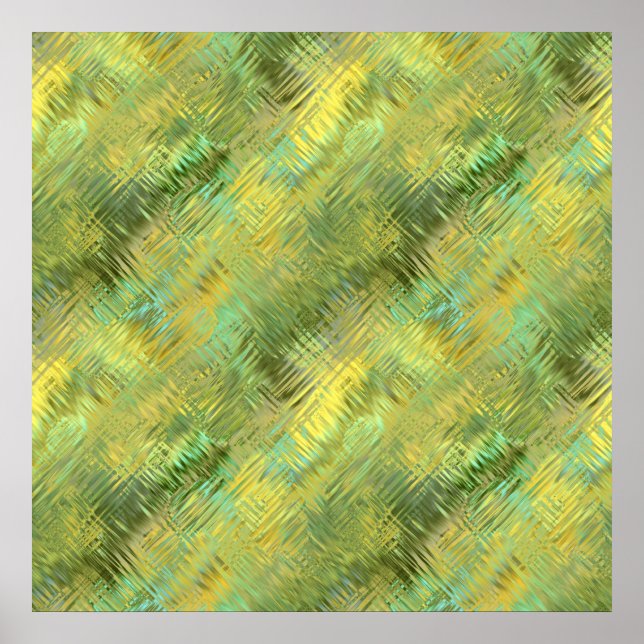 Citrine Yellow Glassy Textur Poster (Vorne)