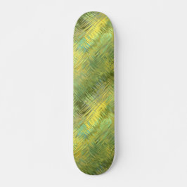 Citrine Yellow Glassy Textur Skateboard