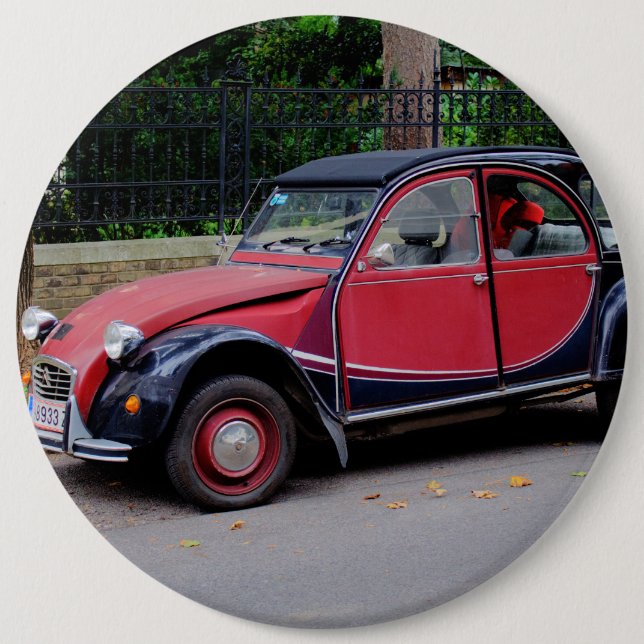 Citroen 2 CV Charleston Button (Vorderseite)