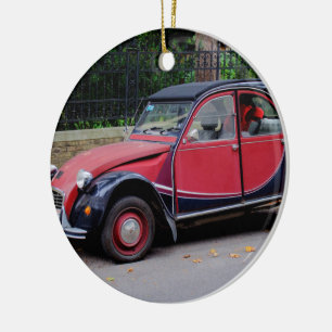 Citroen 2 CV Charleston Keramik Ornament