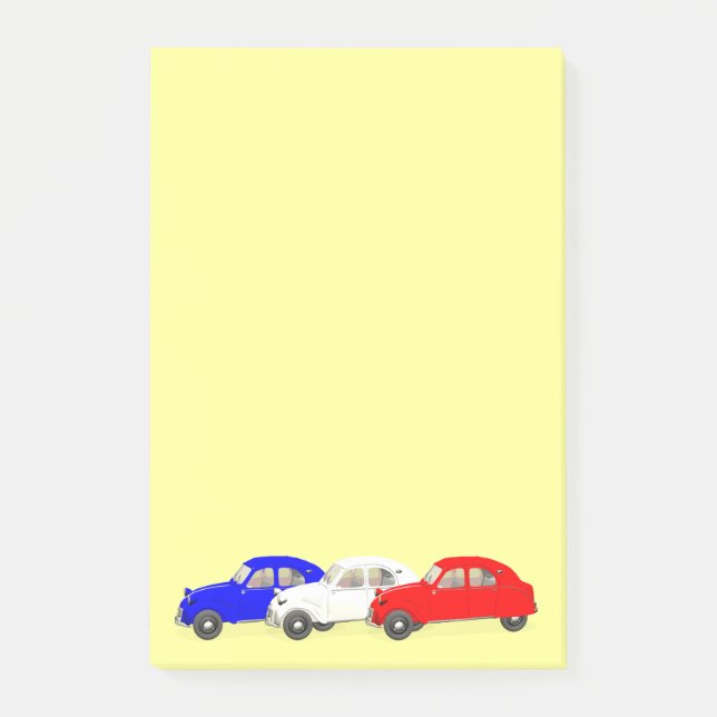 Citroën 2 CV Post-it Klebezettel (Vorderseite)