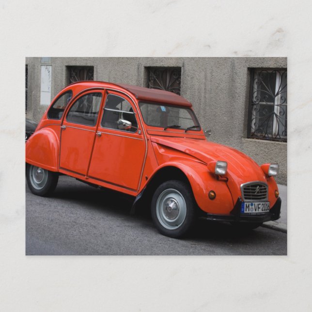 Citroën 2 CV Postkarte (Vorderseite)