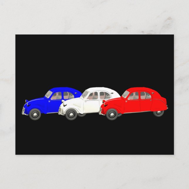 Citroën 2 CV Postkarte (Vorderseite)