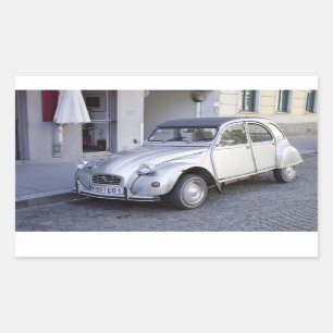 Citroën 2 CV Rechteckiger Aufkleber