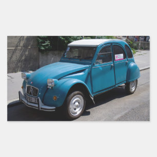 Citroën 2 CV Rechteckiger Aufkleber