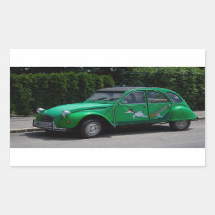 Citroën 2 CV Rechteckiger Aufkleber