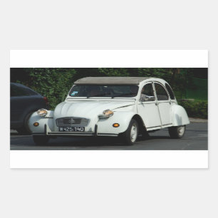 Citroën 2 CV Rechteckiger Aufkleber