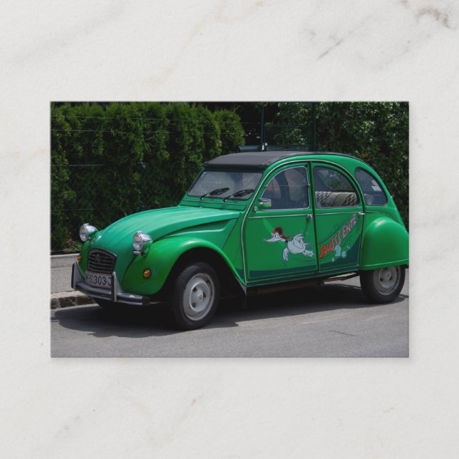 Citroen 2 CV Visitenkarte (Vorderseite)