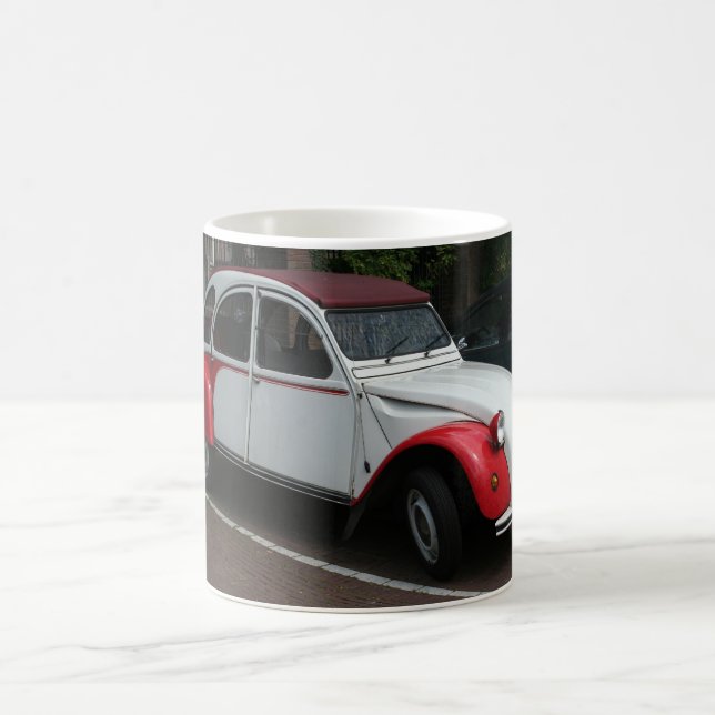 Citroën 2 Lebenslauf Kaffeetasse (Mittel)