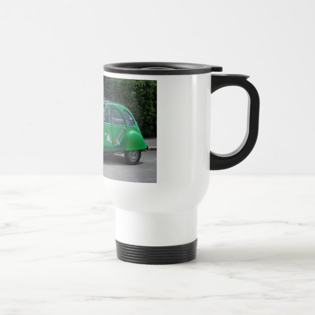 Citroen 2 Lebenslauf Sauss Ente Kaffeetasse (Rechts)