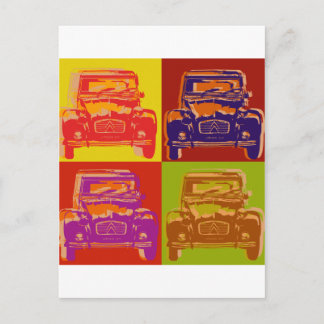 Citroen 2CV 1 Postkarte