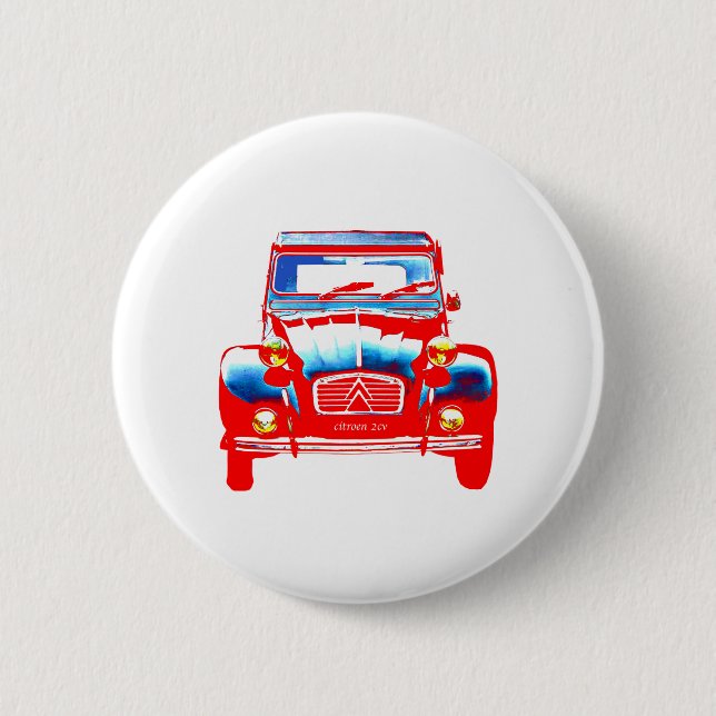 Citroen 2CV 2 Button (Vorderseite)