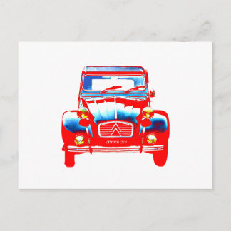 Citroen 2CV 2 Postkarte