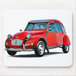 Citroen 2CV Cartoon Mousepad