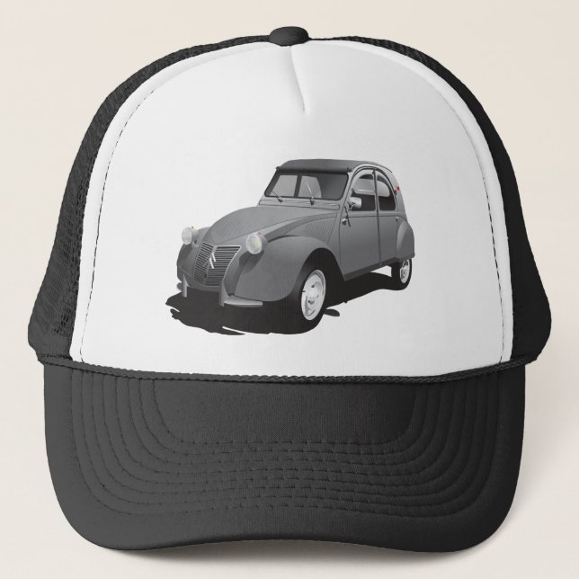 Citroën 2CV (deux chevaux) Truckerkappe (Vorderseite)