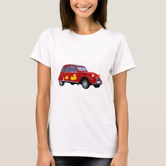 Citroen 2CV Ente T-Shirt (Vorderseite)