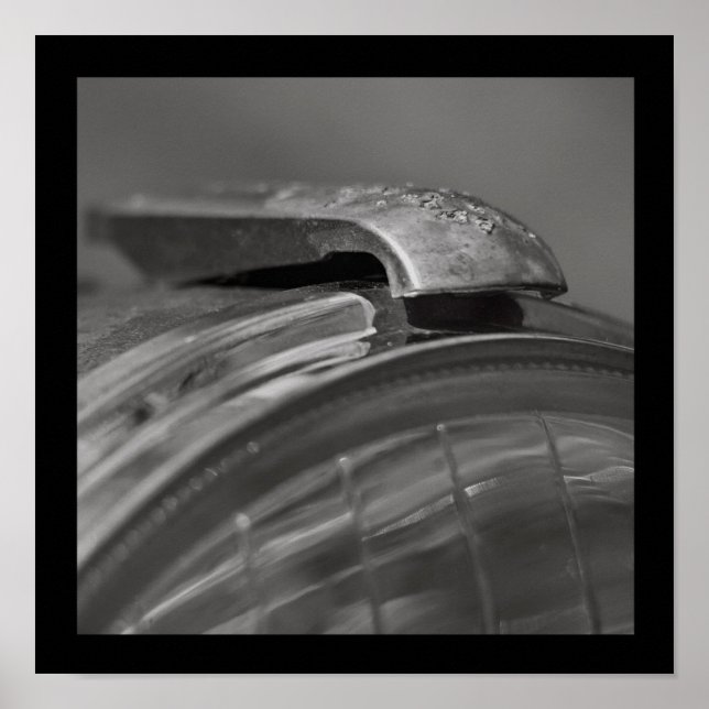 Citroen 2cv Klassisches Vintage Poster, Retro-Desi Poster (Vorne)