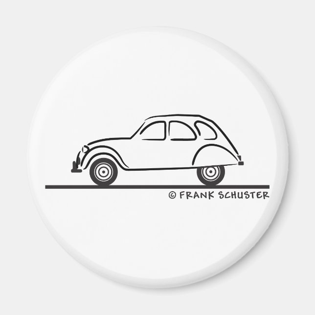 Citroen 2CV Magnet (Vorne)