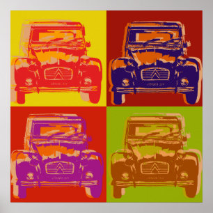 Citroen-2cv-Plakat Poster