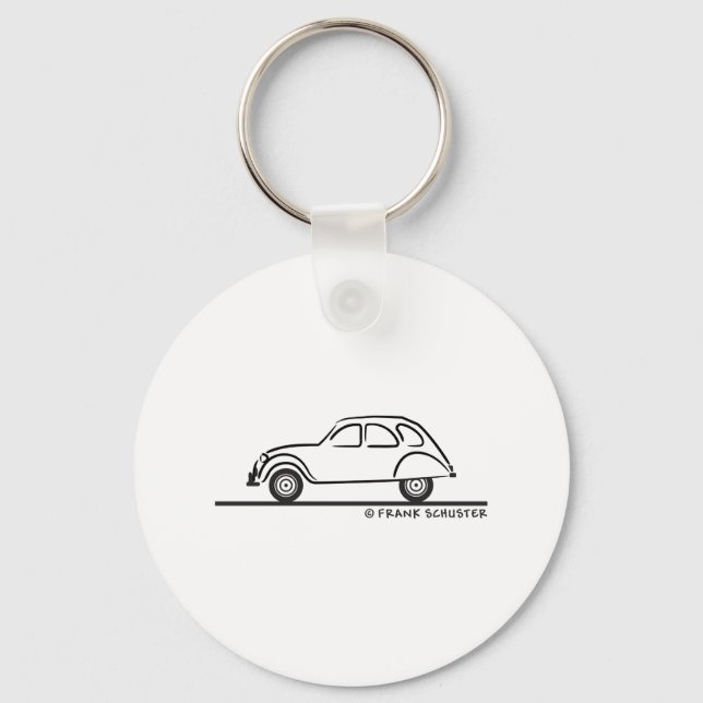 Citroen 2CV Schlüsselanhänger (Vorderseite)