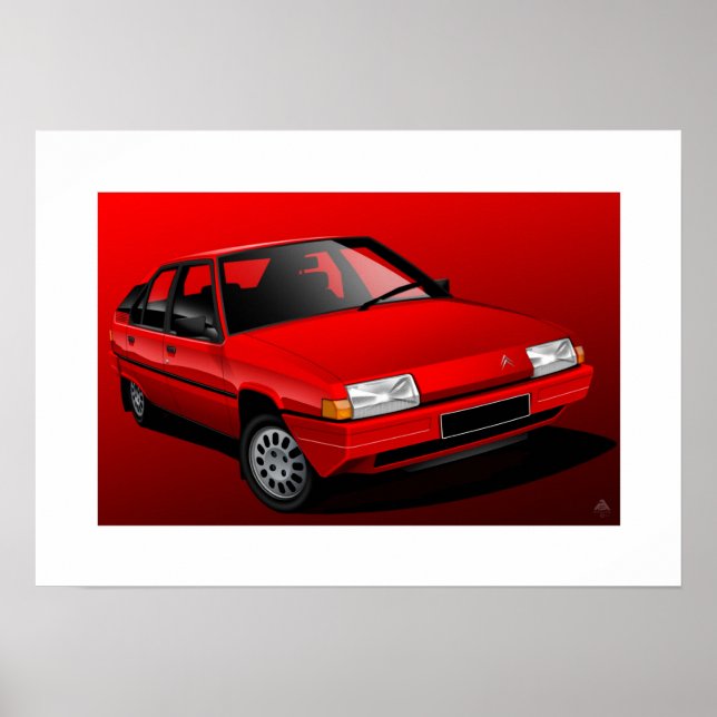 Citroen BX Poster (Vorne)