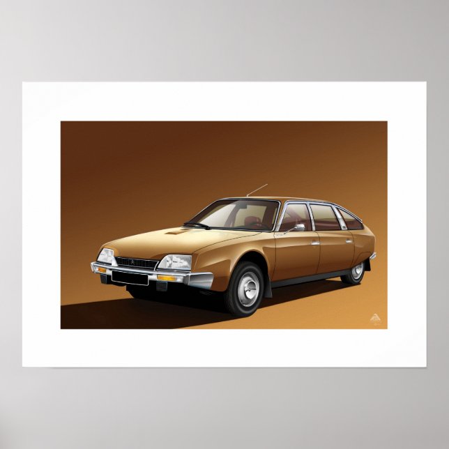 Citroen CX 2000 Poster (Vorne)