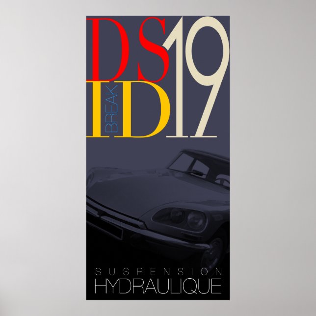 Citroen DS Poster (Vorne)