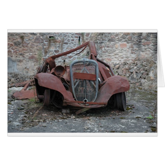 Citroen in Oradour, Frankreich (Vorderseite (Horizontal))