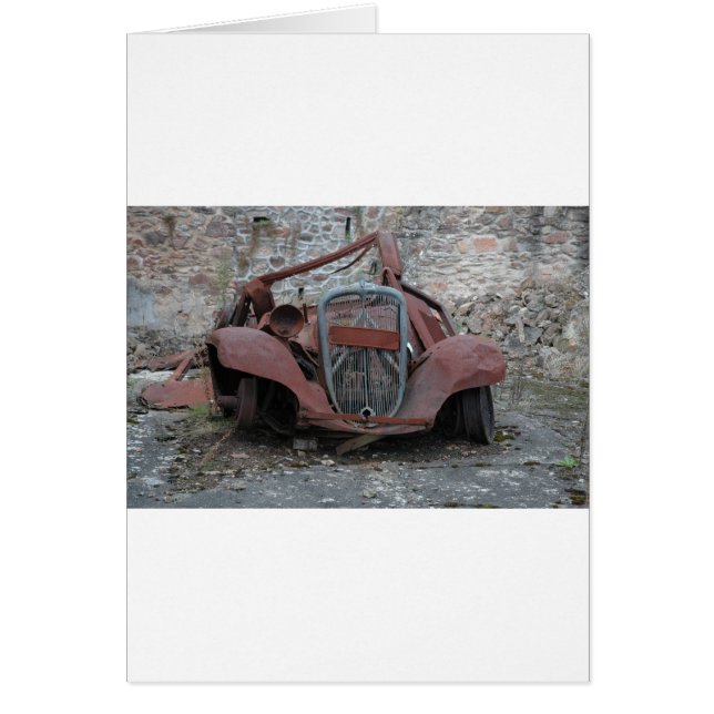 Citroen in Oradour, Frankreich (Vorne)