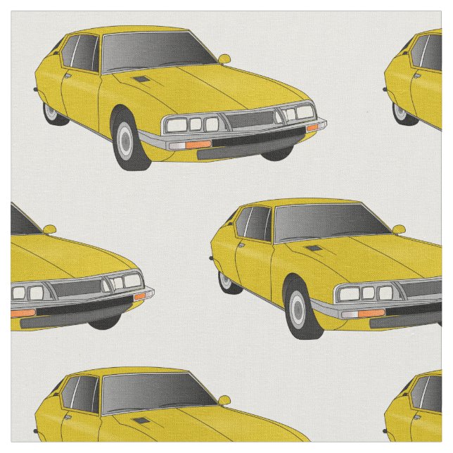 Citroen Inspektions-Gewebe Stoff (Nahaufnahme)