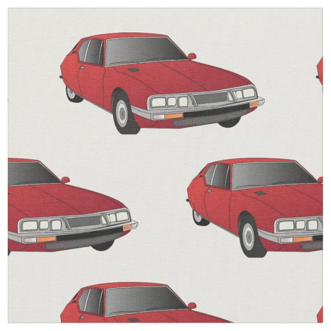 Citroen Inspektions-Rot-Gewebe Stoff (Nahaufnahme)